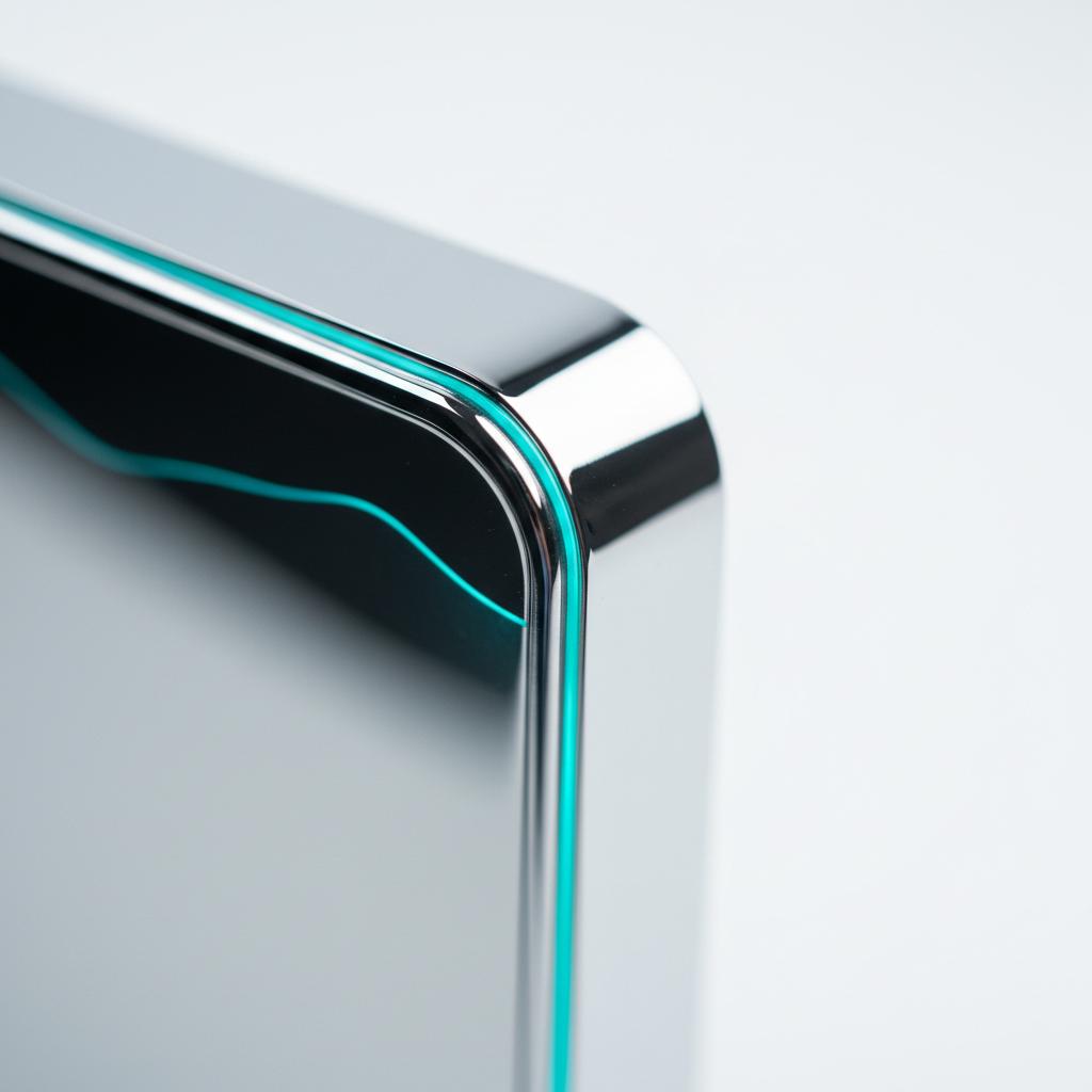 Micro Vault — chrome edge detail